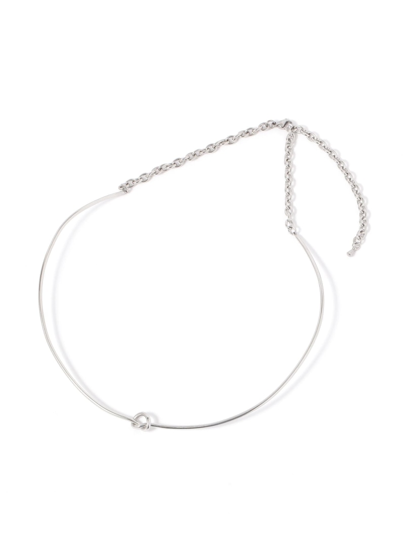 【SALE／60%OFF】ステンレスノットチョーカー/591040 GLOBAL WORK グローバルワーク アクセサリー・腕時計 ネックレス ゴールド シルバー【RBA_E】[Rakuten Fashion] globalwork-10021827 GLOBAL WORK/グローバルワーク サンプル画像2