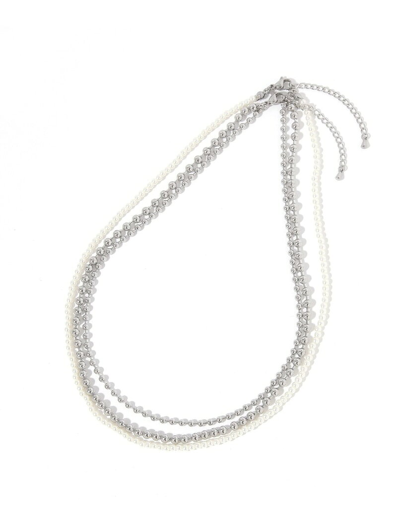 【SALE／20%OFF】ステンレス多連ボールネックレス/605954 GLOBAL WORK グローバルワーク アクセサリー・腕時計 ネックレス シルバー ゴールド【RBA_E】[Rakuten Fashion] globalwork-10022167 GLOBAL WORK/グローバルワーク サンプル画像3
