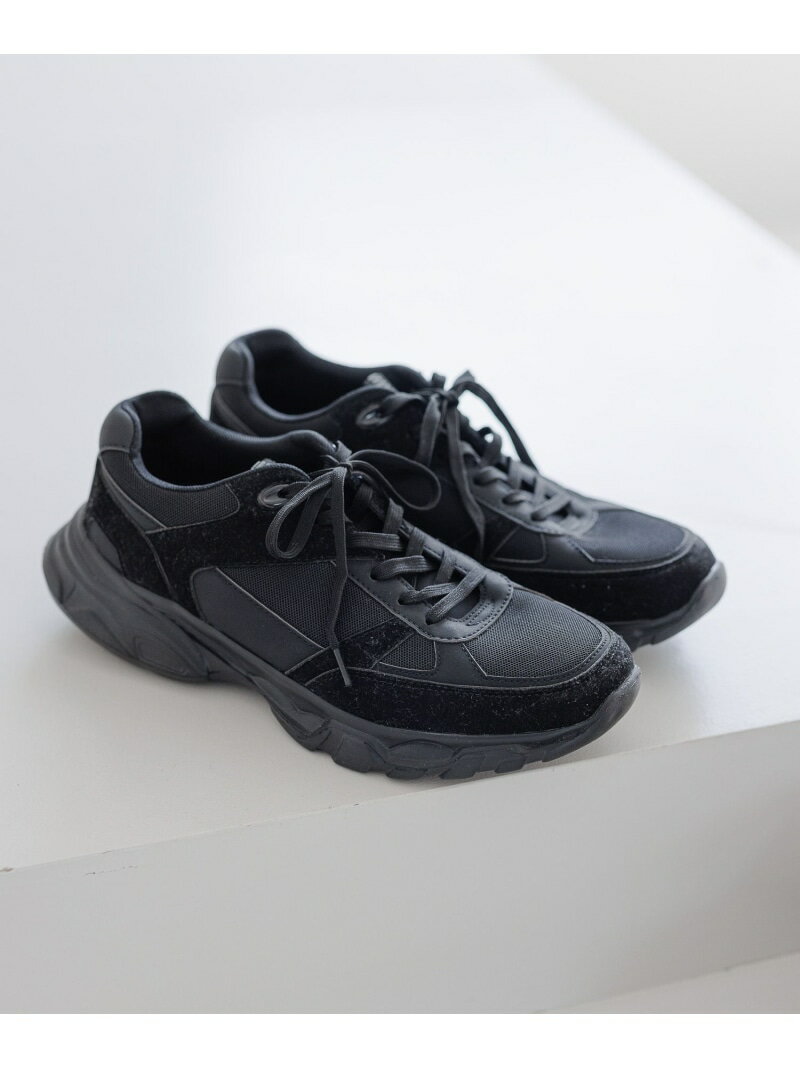 【SALE／60%OFF】(M)ボリュームスニーカー GLOBAL WORK グローバルワーク シューズ・靴 スニーカー ブラック グレー【RBA_E】[Rakuten Fashion]のサムネイル