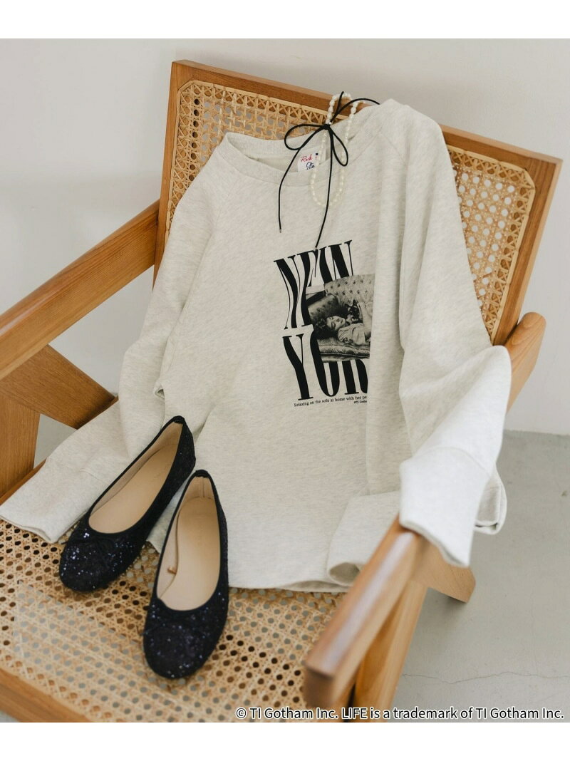 【SALE／50%OFF】LIFE PICTURE COLLECTION*カレッジポンチョプルオーバー/593317 GLOBAL WORK グローバルワーク トップス カットソー・Tシャツ ブラック ブラウン グレー【RBA_E】[Rakuten Fashion] globalwork-10021901 GLOBAL WORK/グローバルワーク サンプル画像2