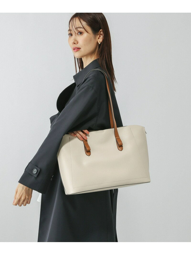 【SALE／30%OFF】スペ軽撥水6ポケA4トート/234500 GLOBAL WORK グローバルワーク バッグ トートバッグ シルバー ベージュ ブラック ホワイト【RBA_E】[Rakuten Fashion] globalwork-10020265 GLOBAL WORK/グローバルワーク サンプル画像2