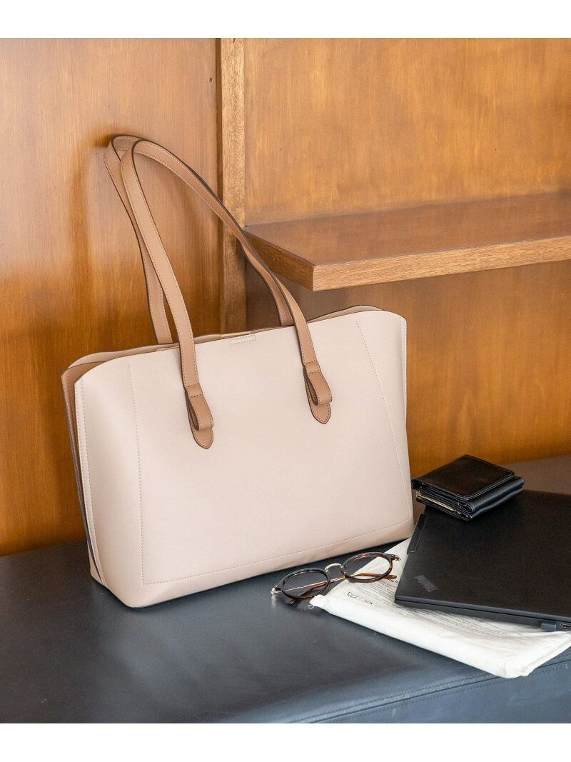 【SALE／30%OFF】スペ軽撥水6ポケA4トート/234500 GLOBAL WORK グローバルワーク バッグ トートバッグ シルバー ベージュ ブラック ホワイト【RBA_E】[Rakuten Fashion] globalwork-10020265 GLOBAL WORK/グローバルワーク サンプル画像3