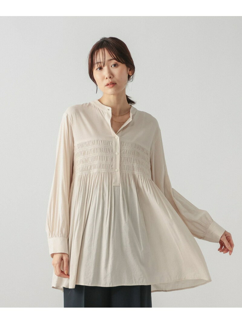 シャーリングシャツチュニック/ 1063248 GLOBAL WORK グローバルワーク トップス シャツ・ブラウス グレー ホワイト パープル【送料無料】[Rakuten Fashion] globalwork-10024197 GLOBAL WORK/グローバルワーク パッケージ画像