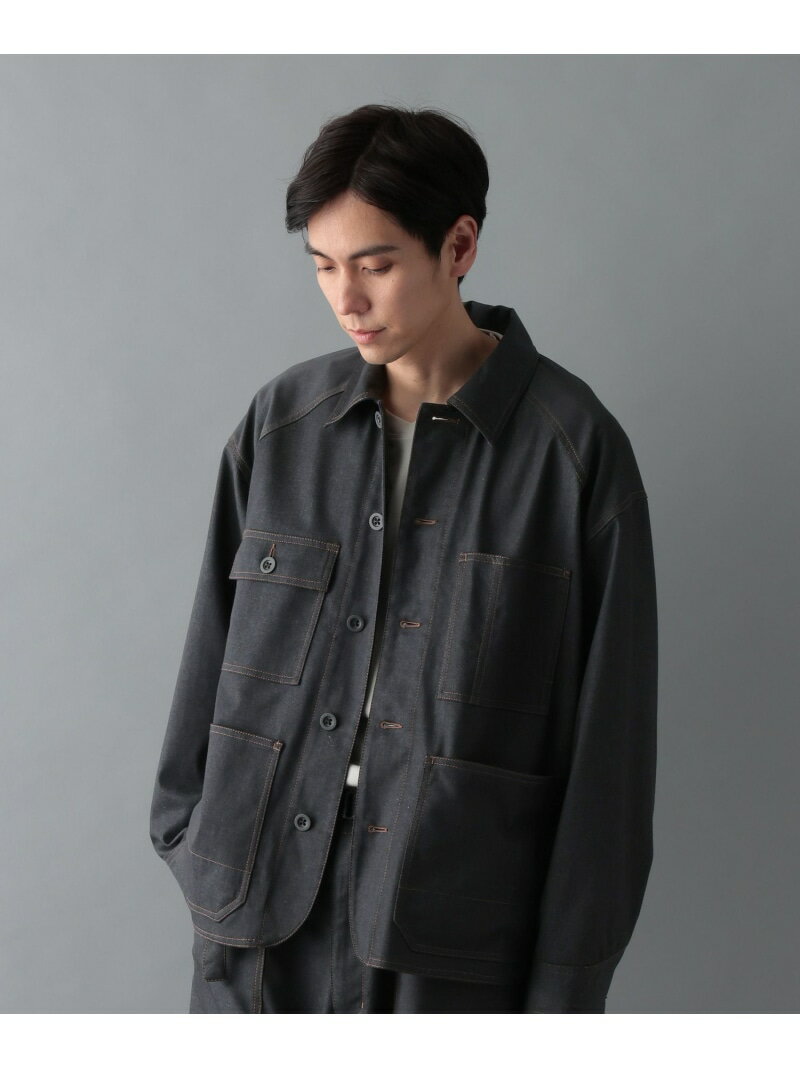 乐天商城 - 【SALE／50%OFF】クリーンデニム/カバーオール/632381 GLOBAL WORK グローバルワーク ジャケット・アウター デニムジャケット グレー【RBA_E】【送料無料】[Rakuten Fashion]