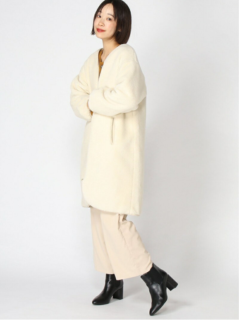 【SALE／70%OFF】リバーシブルボア/キルトコート GLOBAL WORK グローバルワーク ジャケット・アウター その他のジャケット・アウター ホワイト ブラウン【RBA_E】[Rakuten Fashion]のサムネイル