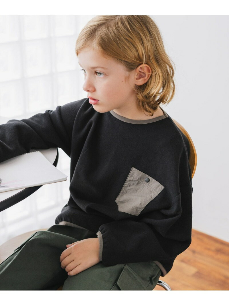 【SALE／50%OFF】あったか乾きやすいフリースプルオーバー/キッズ/600097 GLOBAL WORK グローバルワーク トップス スウェット・トレーナー ブラック グリーン ブラウン【RBA_E】[Rakuten Fashion]