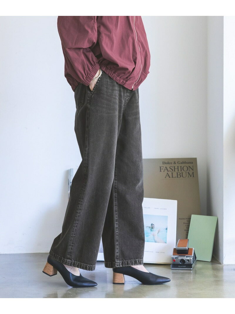 GOODデニムイージーパンツ/498394 GLOBAL WORK グローバルワーク パンツ ジーンズ・デニムパンツ ブルー ブラック ネイビー【送料無料】[Rakuten Fashion] globalwork-10021459 GLOBAL WORK/グローバルワーク サンプル画像2