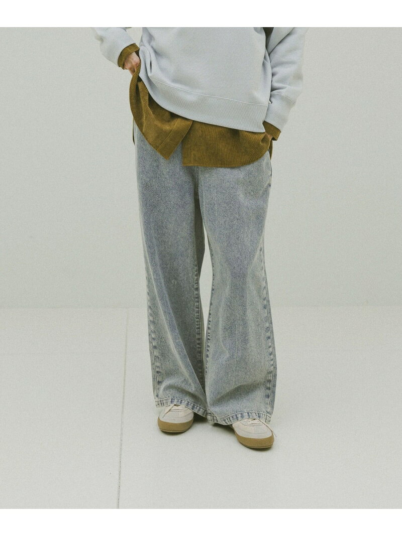 GOODデニムイージーパンツ/498394 GLOBAL WORK グローバルワーク パンツ ジーンズ・デニムパンツ ブルー ブラック ネイビー【送料無料】[Rakuten Fashion] globalwork-10021459 GLOBAL WORK/グローバルワーク サンプル画像3