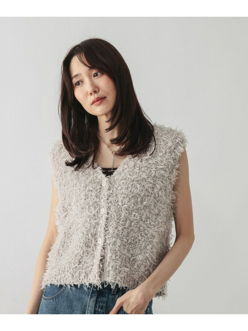 テープヤーンベスト/1048958 GLOBAL WORK グローバルワーク トップス ベスト・ジレ ホワイト ブラウン【送料無料】[Rakuten Fashion] globalwork-10024154 GLOBAL WORK/グローバルワーク パッケージ画像