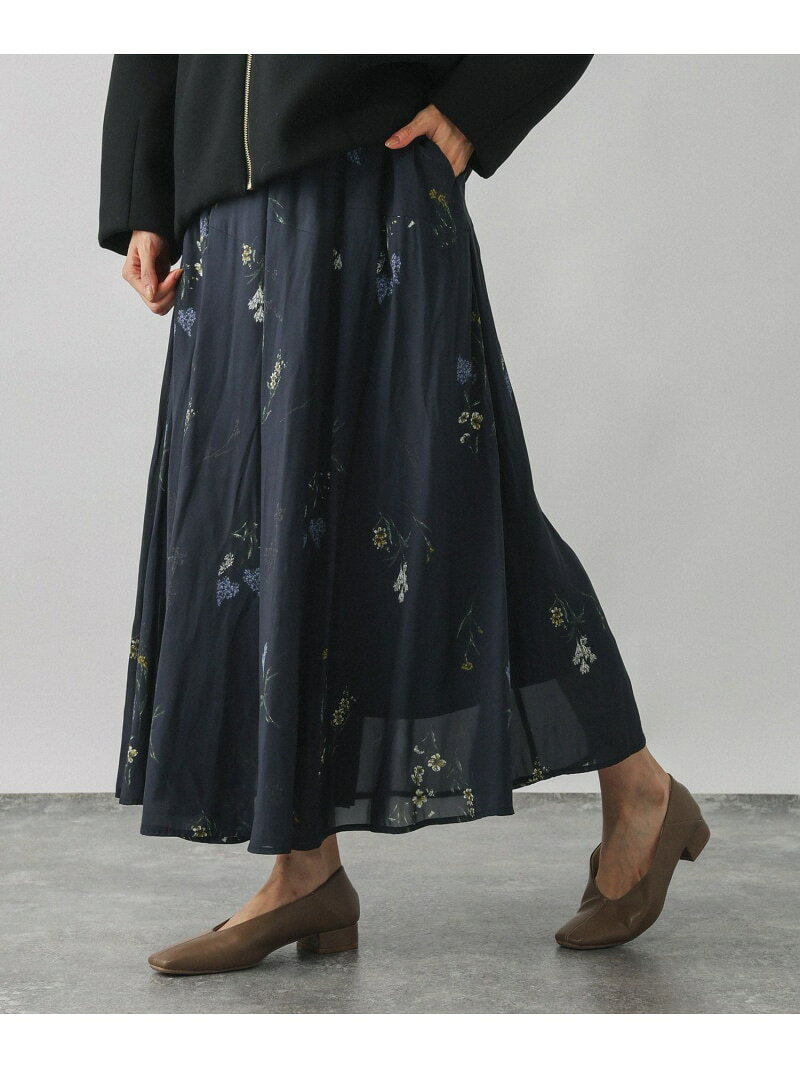 【SALE／50%OFF】エアリーリラックスフレアスカート/575243 GLOBAL WORK グローバルワーク スカート ロング・マキシスカート ブラック ネイビー【RBA_E】[Rakuten Fashion] globalwork-10021433 GLOBAL WORK/グローバルワーク サンプル画像3
