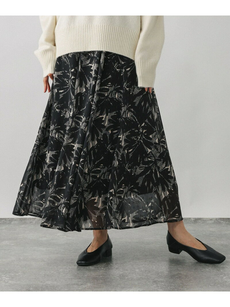 【SALE／50%OFF】エアリーリラックスフレアスカート/575243 GLOBAL WORK グローバルワーク スカート ロング・マキシスカート ブラック ネイビー【RBA_E】[Rakuten Fashion] globalwork-10021433 GLOBAL WORK/グローバルワーク サンプル画像2