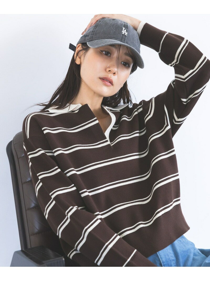 【玉井詩織さん着用】スウェットライクスキッパー/730219 GLOBAL WORK グローバルワーク トップス ニット ブルー ホワイト【送料無料】[Rakuten Fashion] globalwork-10024151 GLOBAL WORK/グローバルワーク パッケージ画像