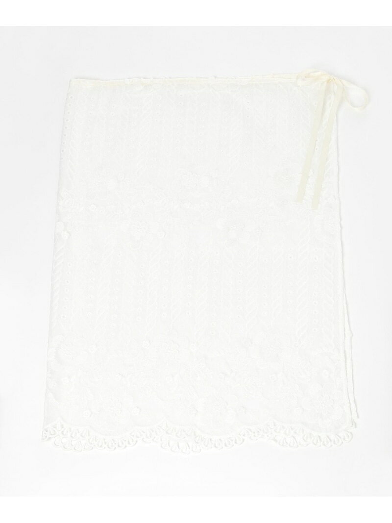 【SALE／30%OFF】レースラップスカーフ/587254 GLOBAL WORK グローバルワーク ファッション雑貨 スカーフ・バンダナ ホワイト【RBA_E】[Rakuten Fashion] globalwork-10021626 GLOBAL WORK/グローバルワーク サンプル画像2