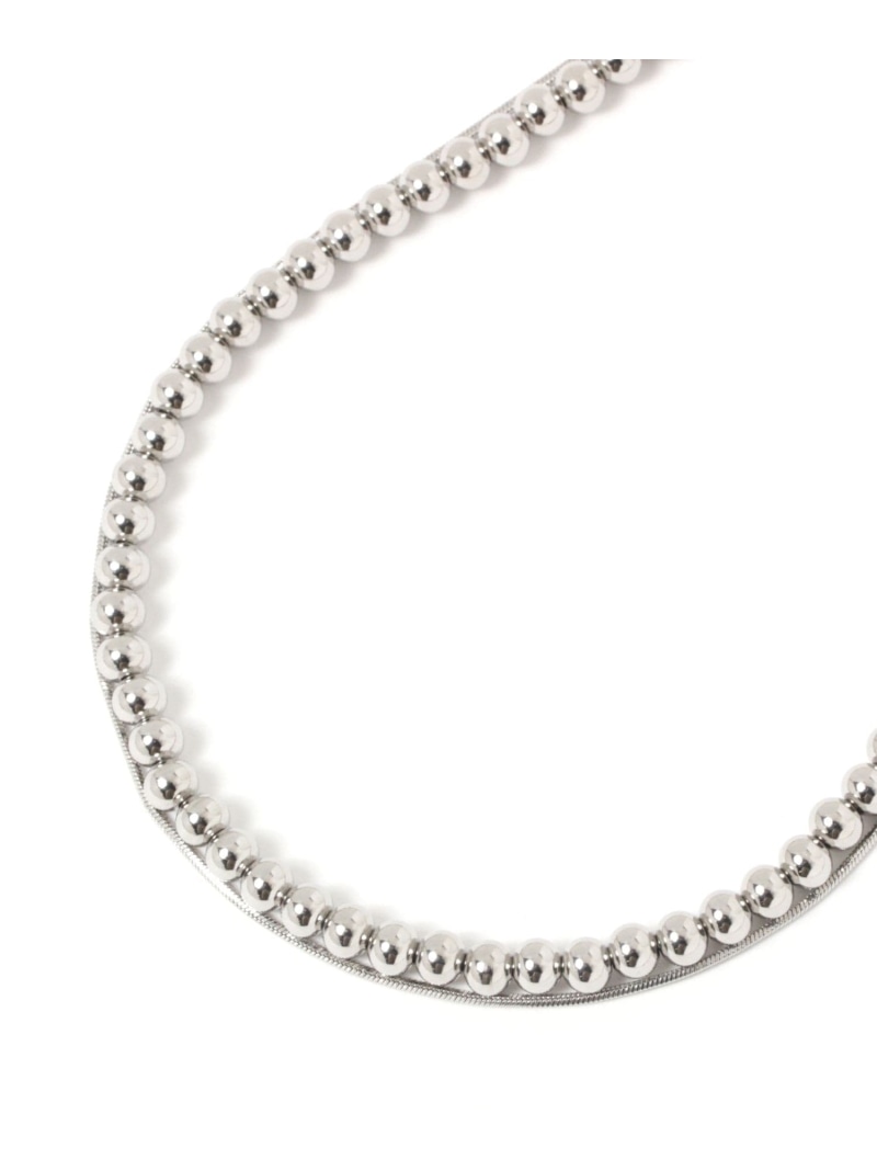 【SALE／50%OFF】ステンレスボール二連ネックレス/107648 GLOBAL WORK グローバルワーク アクセサリー・腕時計 ネックレス ゴールド シルバー【RBA_E】[Rakuten Fashion]