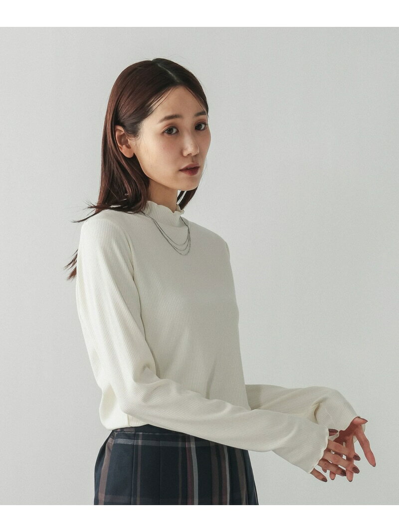 【SALE／30%OFF】Fffit エフィット/メローリブハイネック長袖/612375 GLOBAL WORK グローバルワーク トップス カットソー・Tシャツ ブラック ブラウン ホワイト【RBA_E】[Rakuten Fashion] globalwork-10022379 GLOBAL WORK/グローバルワーク パッケージ画像