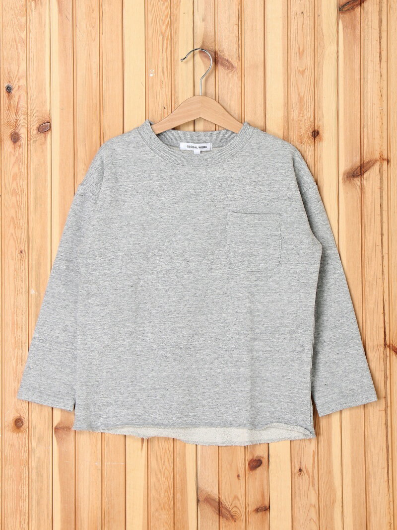 【SALE／10%OFF】GLOBAL WORK 【キッズ】BIGピグメントスウェット グローバルワーク カットソー【RBA_S】【RBA_E】