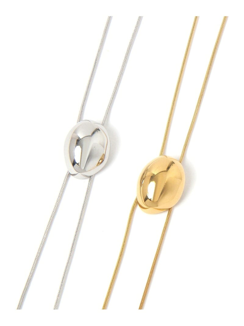 ステンレストップスライドネックレス/682635 GLOBAL WORK グローバルワーク アクセサリー・腕時計 ネックレス シルバー ゴールド[Rakuten Fashion] globalwork-10023716 GLOBAL WORK/グローバルワーク サンプル画像3