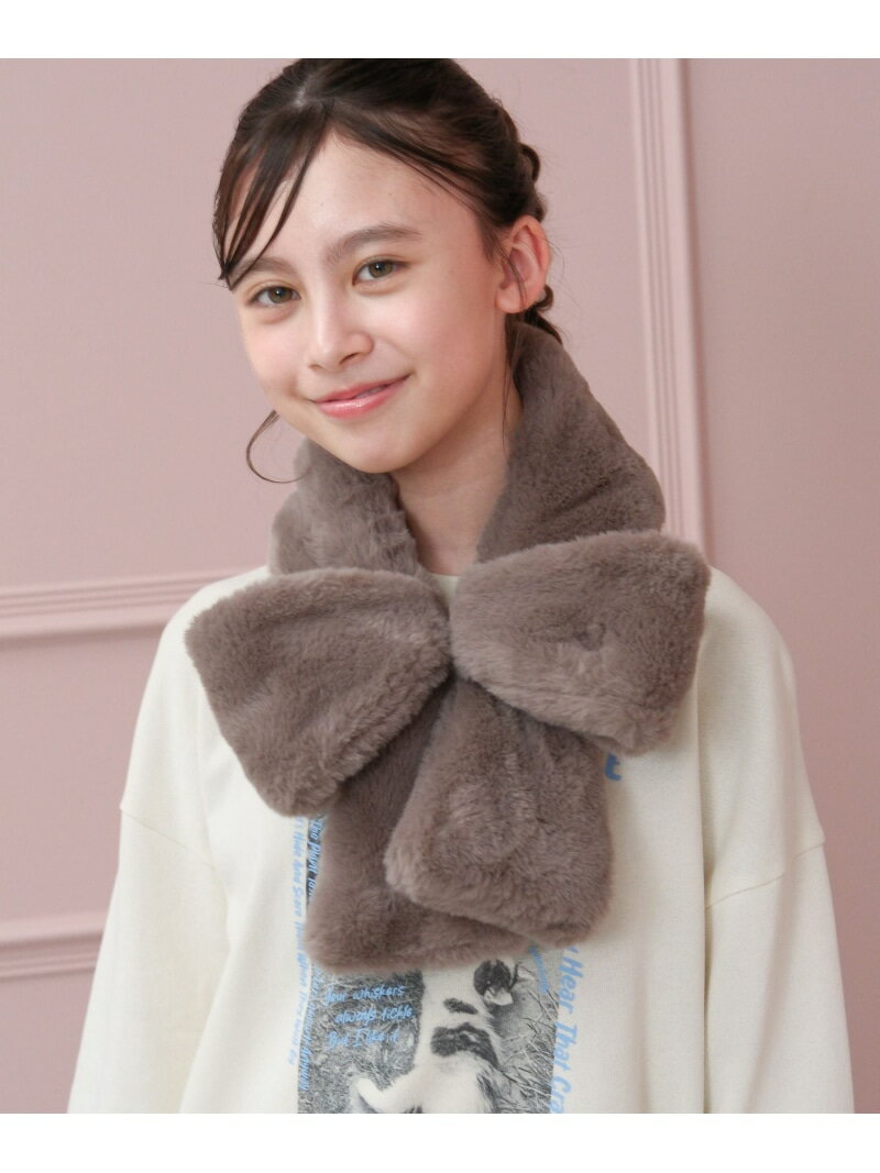 洗えるリボンティペット/キッズ/603719 GLOBAL WORK グローバルワーク ファッション雑貨 マフラー・ス..