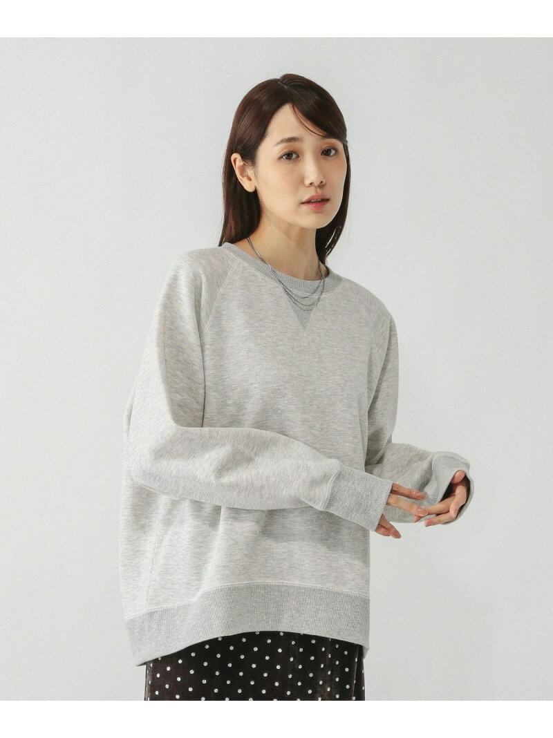 【SALE／40%OFF】やわらか裏起毛カラープルオーバー/580979 GLOBAL WORK グローバルワーク トップス スウェット・トレーナー ブラック グレー パープル ブルー グリーン【RBA_E】[Rakuten Fashion] globalwork-10022214 GLOBAL WORK/グローバルワーク サンプル画像2
