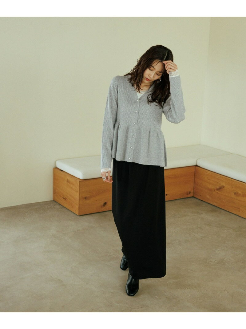 BeauteeレースVネックプルオーバー/ 1054105 GLOBAL WORK グローバルワーク トップス カットソー・Tシャツ ホワイト ブラック[Rakuten Fashion] globalwork-10024164 GLOBAL WORK/グローバルワーク サンプル画像3