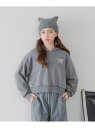 【SALE/40%OFF】ピグメント裏毛ショートプルオーバー/キッズ/292266 GLOBAL WORK グローバルワーク トップス パーカー・フーディー パ...