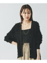 シアーフリンジカーディガン長袖/492317 GLOBAL WORK グローバルワーク トップス カーディガン ブラック ブルー ホワイト[Rakuten Fa...