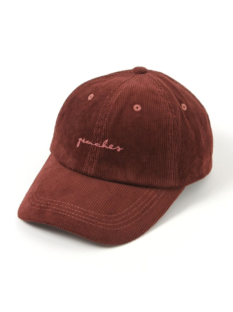 UVコーデュロイロゴCAP/1060327 GLOBAL WORK グローバルワーク 帽子 キャップ レッド ブラウン[Rakuten Fashion] globalwork-10024236 GLOBAL WORK/グローバルワーク パッケージ画像