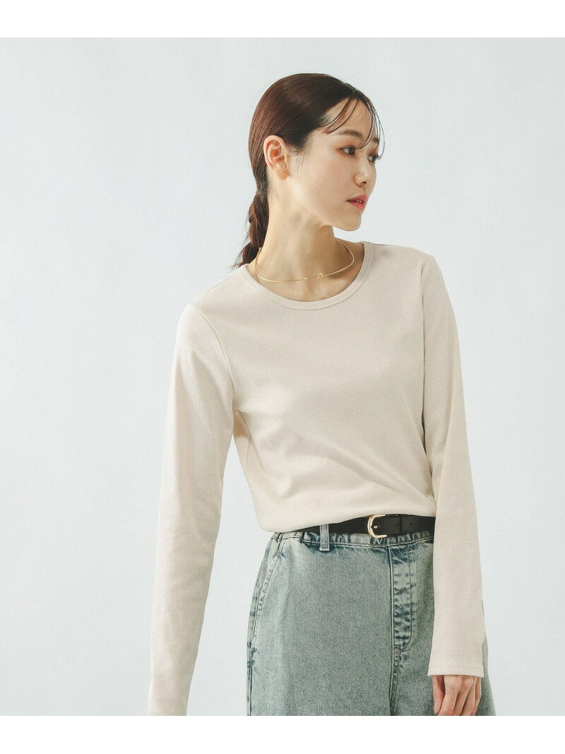 Beauteeラメリブプルオーバー/一部店舗限定/632501 GLOBAL WORK グローバルワーク トップス カットソー・Tシャツ ブラック ホワイト[Rakuten Fashion] globalwork-10022807 GLOBAL WORK/グローバルワーク サンプル画像2