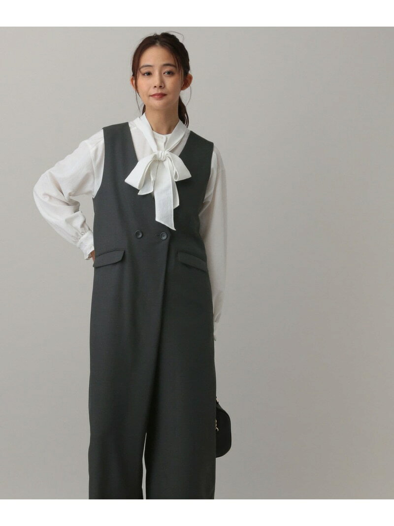 【SALE／20%OFF】MATINEE LINE/ツイルストレッチ/サロペット/583790 GLOBAL WORK グローバルワーク オールインワン・オーバーオール オーバーオール・サロペット ブラウン グレー【RBA_E】【送料無料】[Rakuten Fashion] globalwork-10021810 GLOBAL WORK/グローバルワーク パッケージ画像