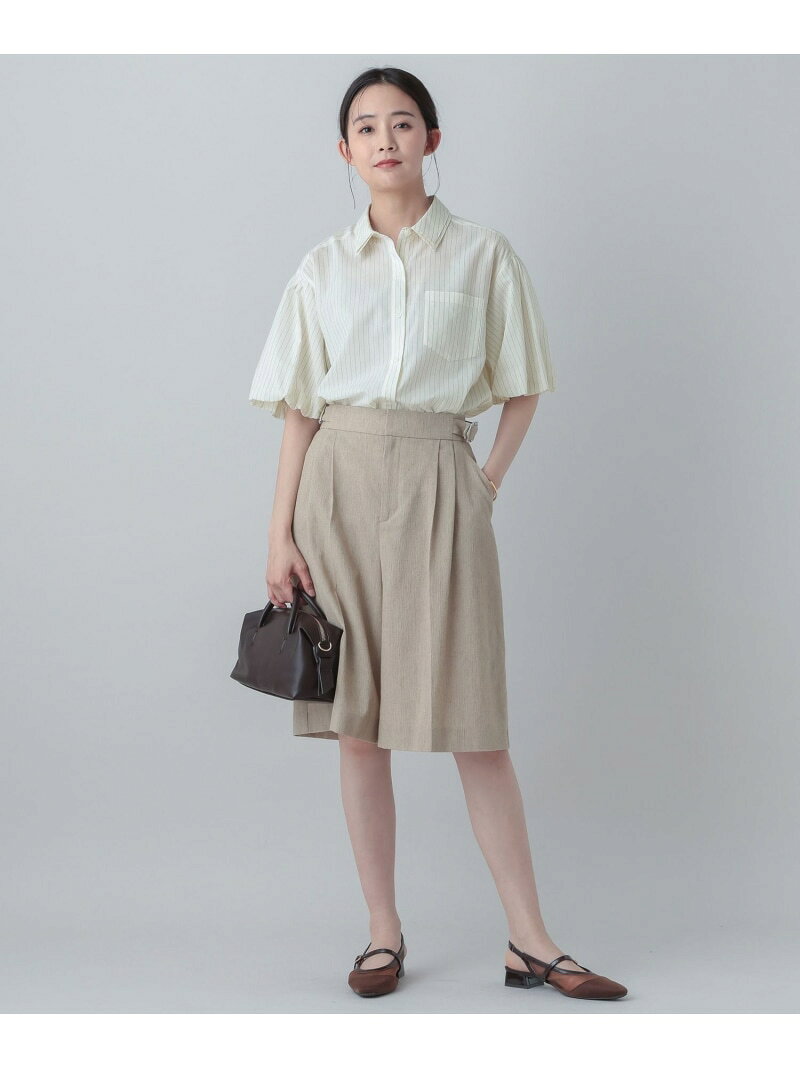 【SALE／44%OFF】MATINEE LINE/テンセルキュプラシャツ/656154 GLOBAL WORK グローバルワーク トップス シャツ・ブラウス ホワイト ブルー【RBA_E】[Rakuten Fashion] globalwork-10023146 GLOBAL WORK/グローバルワーク サンプル画像3