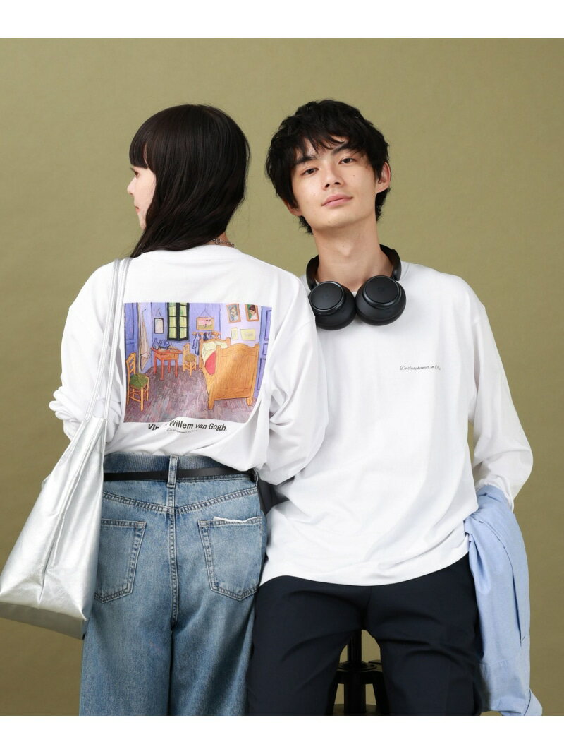 【SALE／50%OFF】ATELIER GLOBAL WORK/長袖Tシャツ/591533 GLOBAL WORK グローバルワーク トップス カットソー・Tシャツ ホワイト ブラック【RBA_E】[Rakuten Fashion] globalwork-10021789 GLOBAL WORK/グローバルワーク サンプル画像3