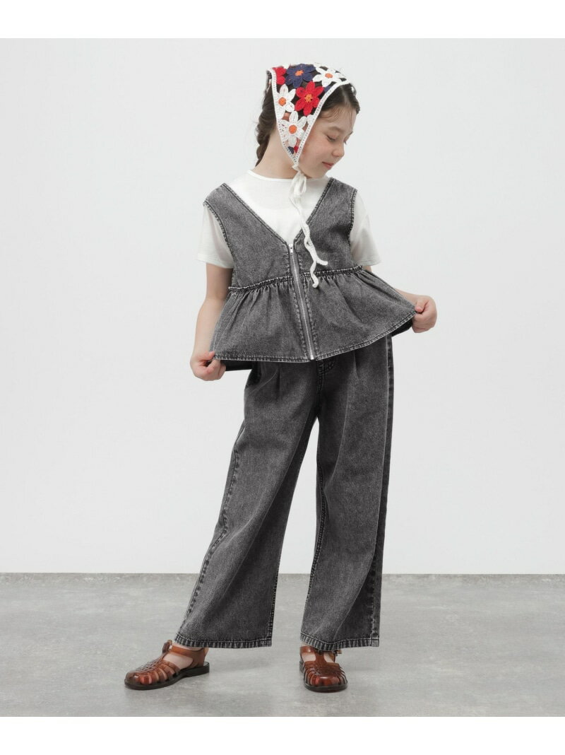 乐天商城 - トクトクデニム3SETUP/キッズ/799637 GLOBAL WORK グローバルワーク トップス カットソー・Tシャツ ブルー ブラック【先行予約】*【送料無料】[Rakuten Fashion]