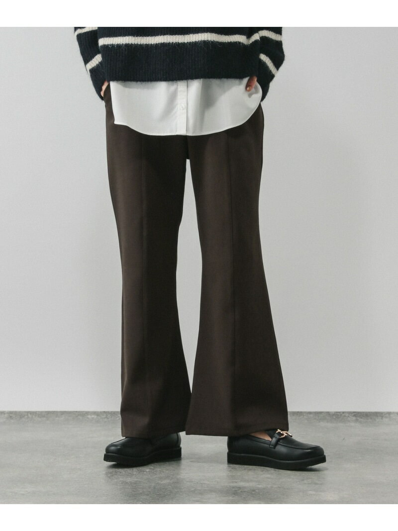 【SALE／20%OFF】あったかフレアパンツ/611253 GLOBAL WORK グローバルワーク パンツ その他のパンツ ブラウン ブラック グレー【RBA_E】[Rakuten Fashion] globalwork-10022314 GLOBAL WORK/グローバルワーク サンプル画像3