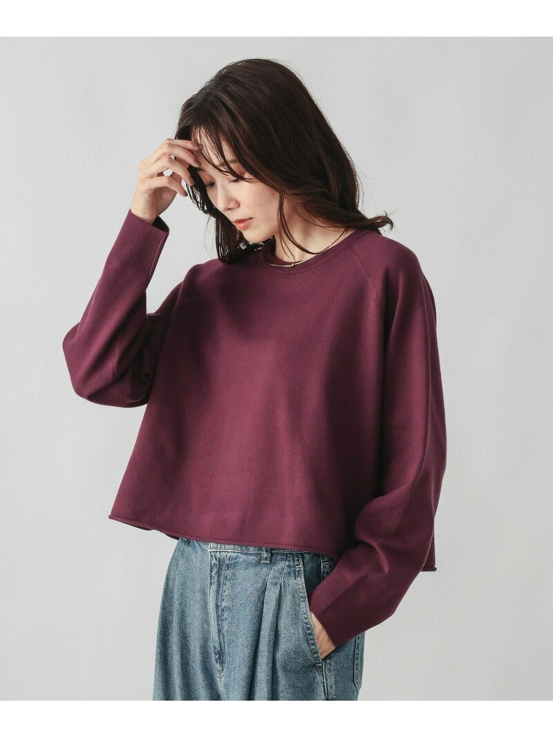 カシミヤタッチクルーネップルオーバー/758685 GLOBAL WORK グローバルワーク トップス ニット ホワイト ワインレッド ピンク ネイビー【送料無料】[Rakuten Fashion] globalwork-10024493 GLOBAL WORK/グローバルワーク サンプル画像3