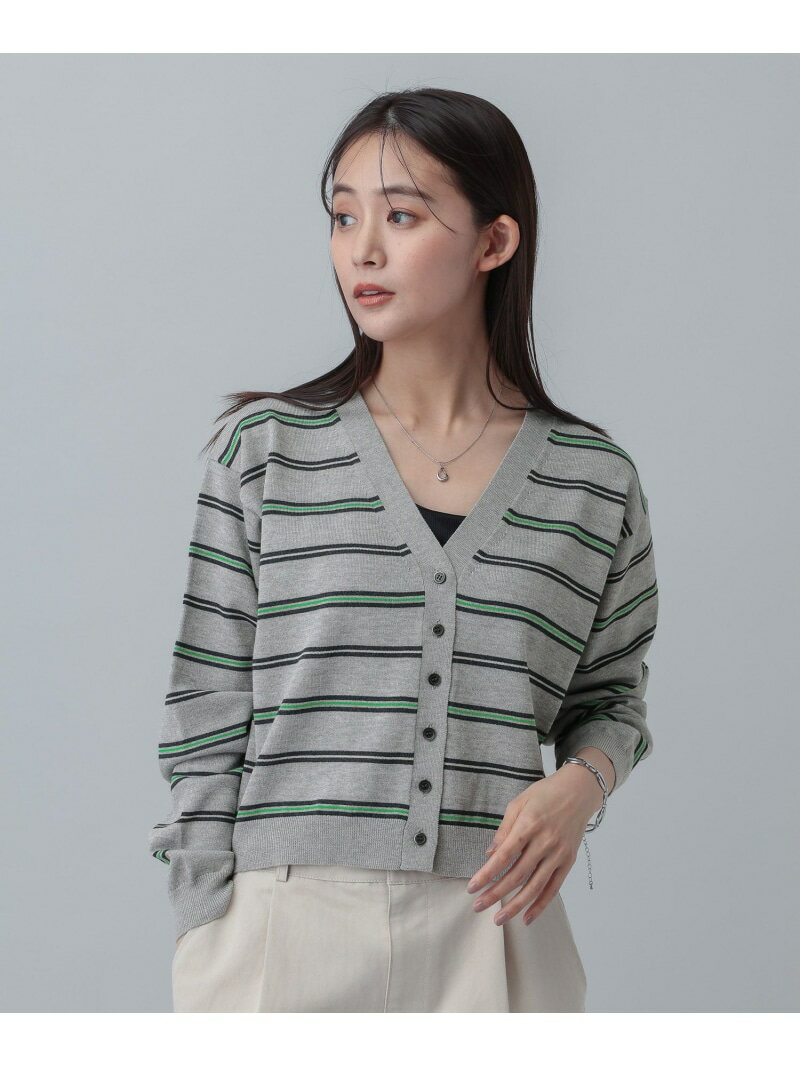 乐天商城 - 【SALE／40%OFF】MATINEE LINE/レヴィータショートVネックカーディガン/646679 GLOBAL WORK グローバルワーク トップス カーディガン グレー ネイビー ベージュ【RBA_E】[Rakuten Fashion]
