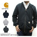 カーハート Carhartt パーカー メンズ ジップパーカー K122 フルジップ ミッドウェイト