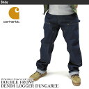 カーハート Carhartt ペインターパンツ B07 ダブルフロント ペインターパンツ デニムパンツ ダンガリーパンツ ワークパンツ デニム DOUBLE FRONT LOGGER DUNGAREE 【10800円以上で送料無料・メール便不可・メンズ】02P30May15