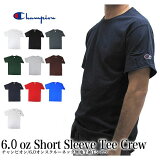 ԥ Champion T  ǥ 롼ͥå ̵ Ⱦµ USAǥ 6 oz Short Sleeve Tee