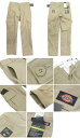 ディッキーズ Dickies カーゴパンツ WP594 スリムフィット 6ポケット カーゴパンツ 細身 FLEX SLIM FIT STRAIGHT CARGO PANTS ストリート カジュアル ミリタリー アメカジ