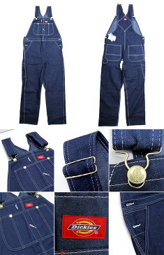 ディッキーズ Dickies オーバーオール デニム INDIGO BIB OVERALL 83294 作業着 仕事着 作業服 ユニフォーム 男性用 メンズ つなぎ