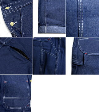 ディッキーズ Dickies オーバーオール デニム INDIGO BIB OVERALL 83294 作業着 仕事着 作業服 ユニフォーム 男性用 メンズ つなぎ