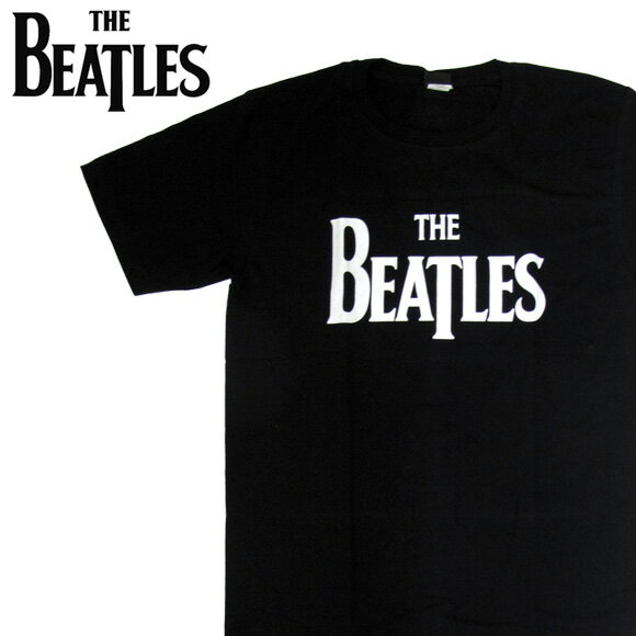 THE BEATLES ӡȥ륺 ХT Ⱦµ BG-0001-BK DROP-T LOGO TEE ɥåץƥ  ȾµT