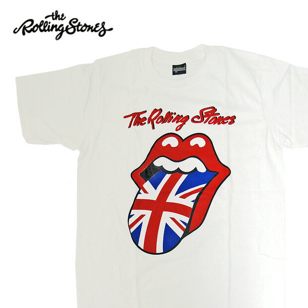The Rolling Stones ザ・ローリング・ストーンズ バンドTシャツ 半袖 BA-0009-WH Union Jack Tongue TEE ユニオンジャックタン TEE