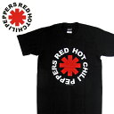 Red Hot Chili Peppers レッド・ホット・チリ・ペッパーズ バンドTシャツ 半袖 BA-0013-BK Red Hot Chili Peppers BAND LOGO TEE