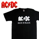 ACDC エーシーディーシー バンドTシャツ 半袖 BG-0014-BK BAND LOGO TEE 半袖Tシャツ