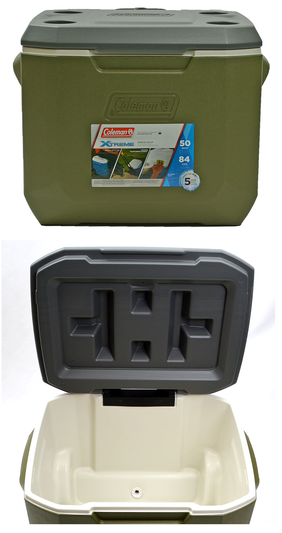 コールマン COLEMAN クーラーボックス 47.3L 3000005862 50QT エクストリーム ホイールクーラー XTREME WHEELED COOLER ハードクーラー通販格安セール情報 楽天 通販