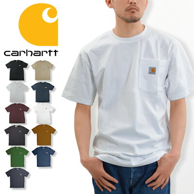 Carhartt カーハート Tシャツ メンズ 半袖Tシャツ ワークウェア 大きいサイズ ポケット付きTシャツ WORKWEAR POCKET S/S T-SHIRT K87 - Image 1