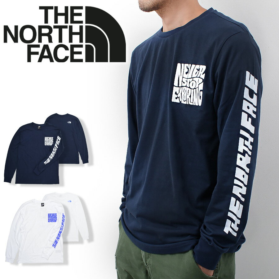 楽天Being 【ビーイング】THE NORTH FACE ノースフェイス Tシャツ メンズ 長袖Tシャツ ロンT ロゴ アウトドア 袖ロゴ NF0A87EM