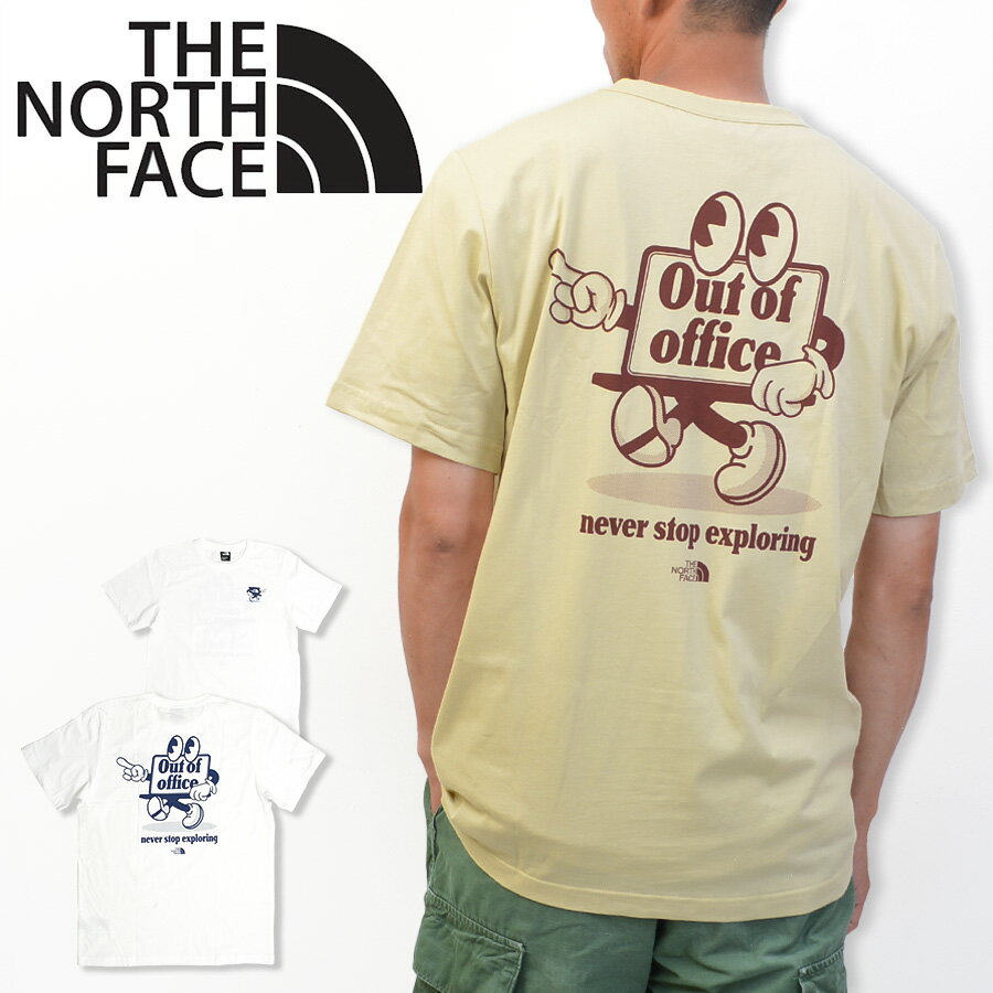 THE NORTH FACE Tシャツ メンズ ノースフェイス 半袖Tシャツ バックプリント アウトドア イラスト カジ..