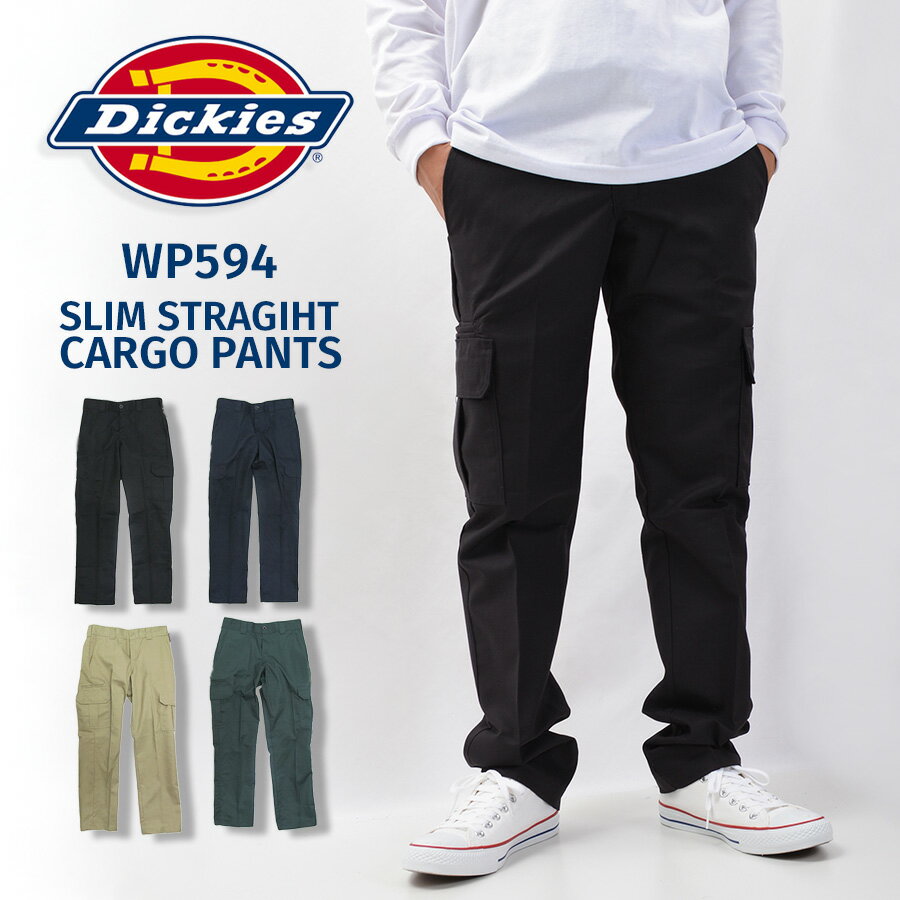 Dickies ディッキーズ カーゴパンツ メンズ ストレッチ チノパン ワークウェア ボトムス スリムフィット 細身 WP594 A875E